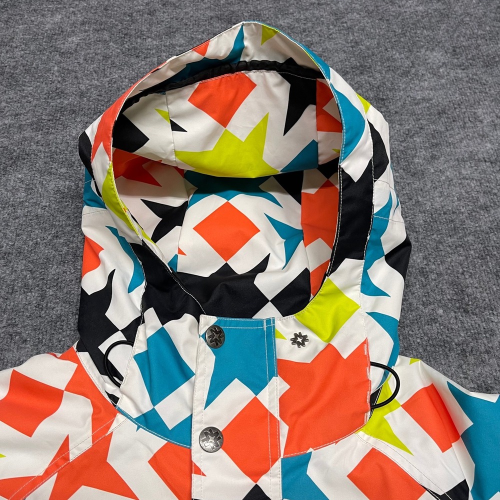 Nikita Jacket Womens Large Multicolor Nordend Geometric Star Insulated Snowboard - Picture 6 of 16